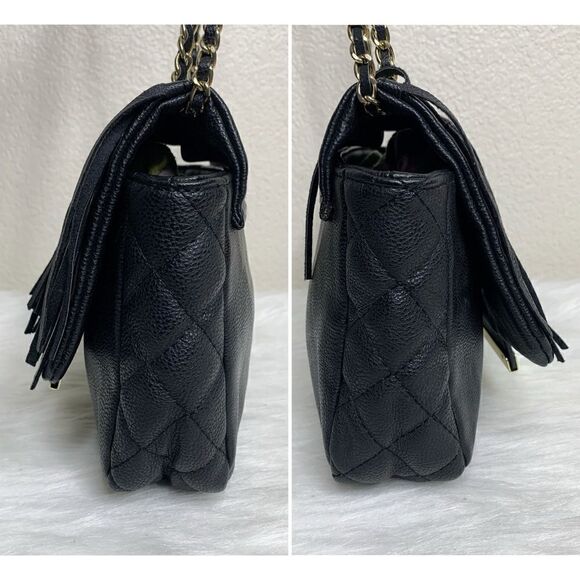 Steve Madden Black Fringe Crossbody/Shoulder Bag - Picture 11 of 14
